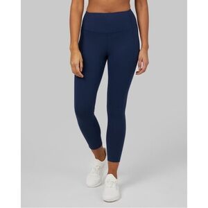 New 32 Degrees High Waist Active 7/8 Legging Size S in Inky Indigo